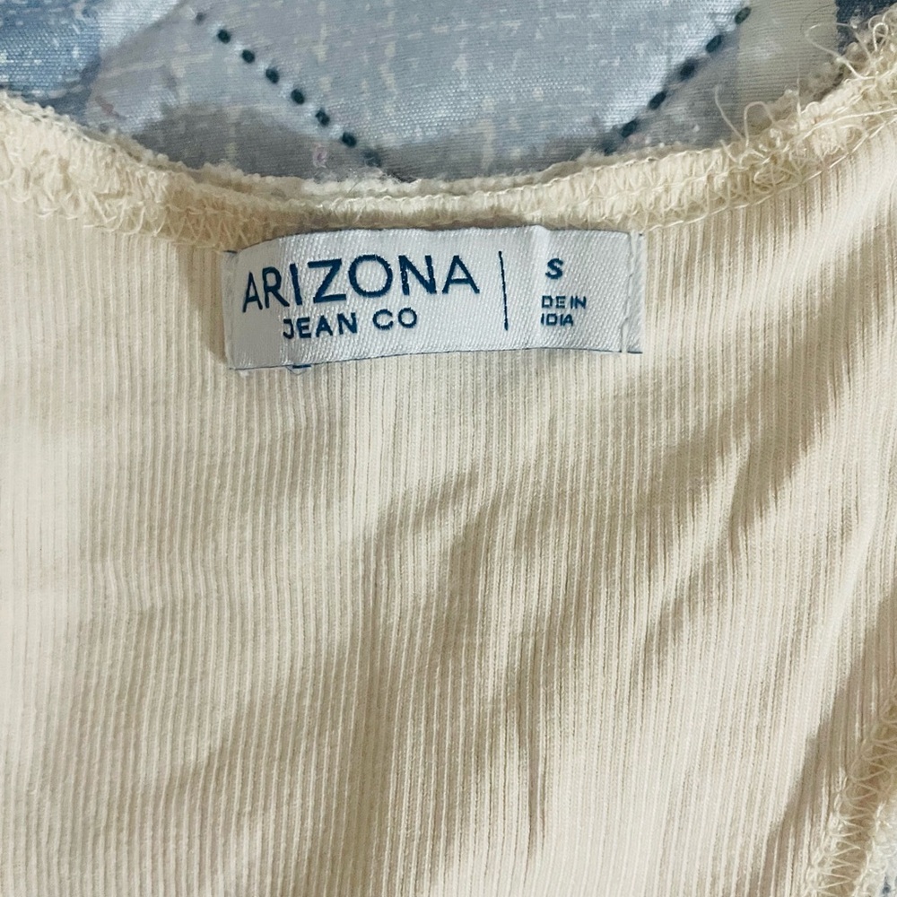 Arizona Brand Stretchy Rodeo Nashville Tank Top with Lace trim Size Small π€ π€ π€ - Picture 5 of 6